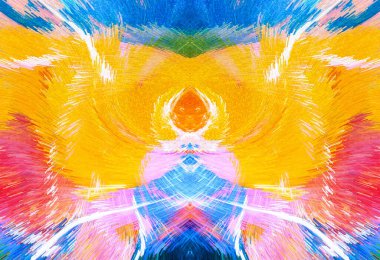 Canlı fraktal dünya. Neon parlamaları, pürüzsüz dokular, soyut desenler. Ağ, dekor ve ambalaj için çok yönlü. Suluboya tarzı soyutlama. Çiçek Efekti Eklenmiş Küpler Sanat Sanatı Web Arkaplanı