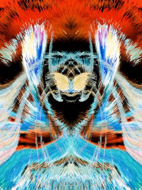 Soyut Senfoni: Canlı Fırça Vuruşları, Çıkarılan Küpler, Çağdaş Tablo - Modern Tasarım, Sanatsal Görsel Projeler ve Yaratıcı Endeavorlar İçin Mükemmel