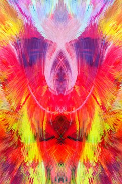 Soyut Senfoni: Canlı Fırça Vuruşları, Çıkarılan Küpler, Çağdaş Tablo - Modern Tasarım, Sanatsal Görsel Projeler ve Yaratıcı Endeavorlar İçin Mükemmel