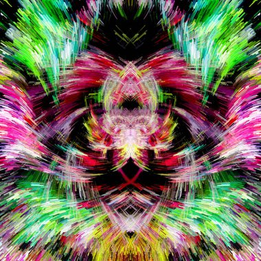 Canlı fraktal dünya. Neon parlamaları, pürüzsüz dokular, soyut desenler. Ağ, dekor ve ambalaj için çok yönlü. Suluboya tarzı soyutlama. Çiçek Efekti Eklenmiş Küpler Sanat Sanatı Web Arkaplanı