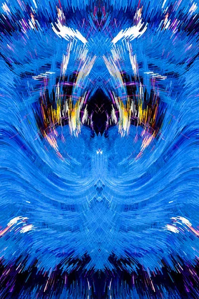Živý Fraktální Svět Neonové Záře Bezešvé Textury Abstraktní Vzory Univerzální — Stock fotografie