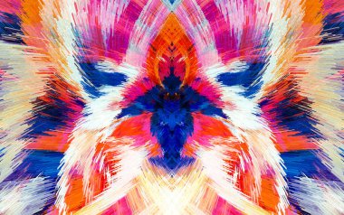 Canlı fraktal dünya. Neon parlamaları, pürüzsüz dokular, soyut desenler. Ağ, dekor ve ambalaj için çok yönlü. Suluboya tarzı soyutlama. Çiçek Efekti Eklenmiş Küpler Sanat Sanatı Web Arkaplanı