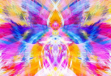 Canlı fraktal dünya. Neon parlamaları, pürüzsüz dokular, soyut desenler. Ağ, dekor ve ambalaj için çok yönlü. Suluboya tarzı soyutlama. Çiçek Efekti Eklenmiş Küpler Sanat Sanatı Web Arkaplanı