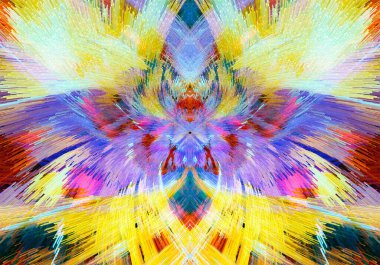 Canlı fraktal dünya. Neon parlamaları, pürüzsüz dokular, soyut desenler. Ağ, dekor ve ambalaj için çok yönlü. Suluboya tarzı soyutlama. Çiçek Efekti Eklenmiş Küpler Sanat Sanatı Web Arkaplanı