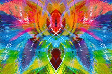 Canlı fraktal dünya. Neon parlamaları, pürüzsüz dokular, soyut desenler. Ağ, dekor ve ambalaj için çok yönlü. Suluboya tarzı soyutlama. Çiçek Efekti Eklenmiş Küpler Sanat Sanatı Web Arkaplanı