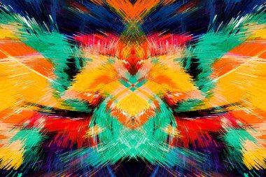 Canlı fraktal dünya. Neon parlamaları, pürüzsüz dokular, soyut desenler. Ağ, dekor ve ambalaj için çok yönlü. Suluboya tarzı soyutlama. Çiçek Efekti Eklenmiş Küpler Sanat Sanatı Web Arkaplanı