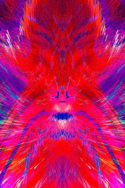 Živý Fraktální Svět Neonové Záře Bezešvé Textury Abstraktní Vzory Univerzální — Stock fotografie