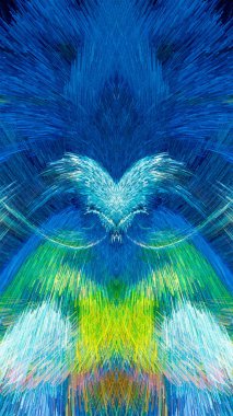 Canlı fraktal dünya. Neon parlamaları, pürüzsüz dokular, soyut desenler. Ağ, dekor ve ambalaj için çok yönlü. Suluboya tarzı soyutlama. Çiçek Efekti Eklenmiş Küpler Sanat Sanatı Web Arkaplanı