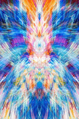 Grafik çizimleri için tasarım öğesi Fraktal sanat. Görsel gerçeküstü sanat eserleri. Karışık medya. Grafik tasarımı. Benzersiz bir model. Soyut suluboya arkaplanı