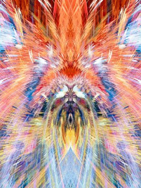 Grafik çizimleri için tasarım öğesi Fraktal sanat. Görsel gerçeküstü sanat eserleri. Karışık medya. Grafik tasarımı. Benzersiz bir model. Soyut suluboya arkaplanı