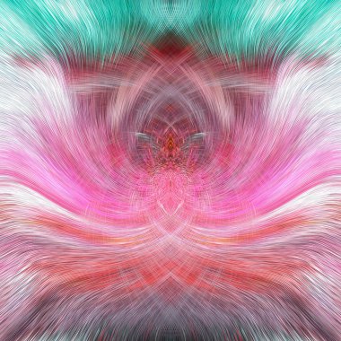 Grafikler için tasarım unsuru Vizyoner gerçeküstü sanat eserleri Fraktal Duvar Sanat Tasarımı. Benzersiz bir model. Soyut suluboya arkaplan bulanık çizgilerin fırça darbelerinin psikedelik dokusu