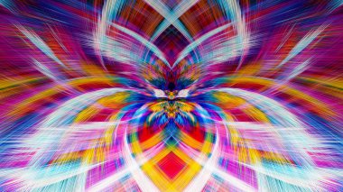 Grafikler için tasarım unsuru Vizyoner gerçeküstü sanat eserleri Fraktal Duvar Sanat Tasarımı. Benzersiz bir model. Soyut suluboya arkaplan bulanık çizgilerin fırça darbelerinin psikedelik dokusu