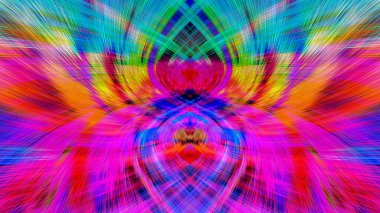 Grafikler için tasarım unsuru Vizyoner gerçeküstü sanat eserleri Fraktal Duvar Sanat Tasarımı. Benzersiz bir model. Soyut suluboya arkaplan bulanık çizgilerin fırça darbelerinin psikedelik dokusu