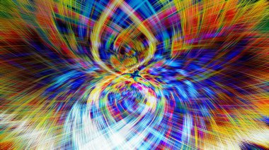 Grafikler için tasarım unsuru Vizyoner gerçeküstü sanat eserleri Fraktal Duvar Sanat Tasarımı. Benzersiz bir model. Soyut suluboya arkaplan bulanık çizgilerin fırça darbelerinin psikedelik dokusu