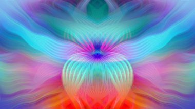 Canlı, soyut, modern sanat, renkli arka plan, dijital resim duvar kağıtları ve dekoratif kullanım için kıvrımlı, çok renkli, yaratıcı tasarım.