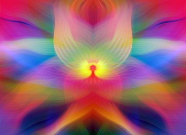 Canlı, soyut, modern sanat, renkli arka plan, dijital resim duvar kağıtları ve dekoratif kullanım için kıvrımlı, çok renkli, yaratıcı tasarım.