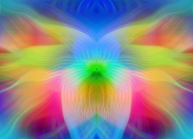 Canlı, soyut, modern sanat, renkli arka plan, dijital resim duvar kağıtları ve dekoratif kullanım için kıvrımlı, çok renkli, yaratıcı tasarım.