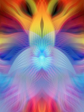 Canlı, soyut, modern sanat, renkli arka plan, dijital resim duvar kağıtları ve dekoratif kullanım için kıvrımlı, çok renkli, yaratıcı tasarım.