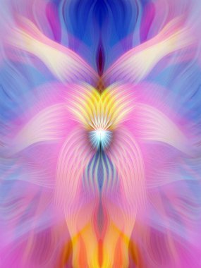 Canlı, soyut, modern sanat, renkli arka plan, dijital resim duvar kağıtları ve dekoratif kullanım için kıvrımlı, çok renkli, yaratıcı tasarım.