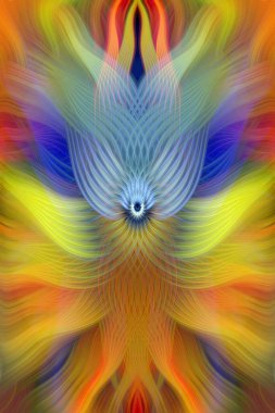 Canlı, soyut, modern sanat, renkli arka plan, dijital resim duvar kağıtları ve dekoratif kullanım için kıvrımlı, çok renkli, yaratıcı tasarım.