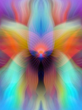 Canlı, soyut, modern sanat, renkli arka plan, dijital resim duvar kağıtları ve dekoratif kullanım için kıvrımlı, çok renkli, yaratıcı tasarım.