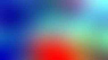 Renkli gradyan soyut arka plan, canlı kırmızı, mavi ve sarı tonlarla renklendirilmiş. Modern tasarım, dijital sanat, web geçmişi, sunumlar ve yaratıcı projeler için mükemmel.