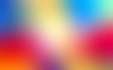 Renkli gradyan soyut arka plan, canlı kırmızı, mavi ve sarı tonlarla renklendirilmiş. Modern tasarım, dijital sanat, web geçmişi, sunumlar ve yaratıcı projeler için mükemmel.