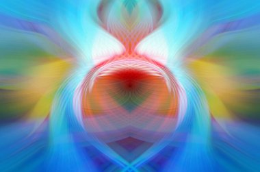 Simetrik Gradyan Şablonları, Kalın Dijital Tasarım, Neon Renkleri ve Yaratıcı Arkaplan, Duvar Kağıdı ve Dekoratif Dokular İçin Fütürist Estetik Mükemmel