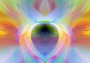 Simetrik Gradyan Şablonları, Kalın Dijital Tasarım, Neon Renkleri ve Yaratıcı Arkaplan, Duvar Kağıdı ve Dekoratif Dokular İçin Fütürist Estetik Mükemmel