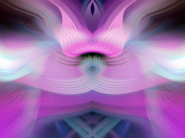 Simetrik Gradyan Şablonları, Kalın Dijital Tasarım, Neon Renkleri ve Yaratıcı Arkaplan, Duvar Kağıdı ve Dekoratif Dokular İçin Fütürist Estetik Mükemmel