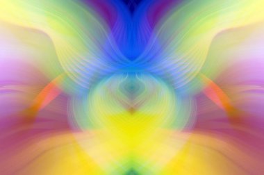 Simetrik Gradyan Şablonları, Kalın Dijital Tasarım, Neon Renkleri ve Yaratıcı Arkaplan, Duvar Kağıdı ve Dekoratif Dokular İçin Fütürist Estetik Mükemmel