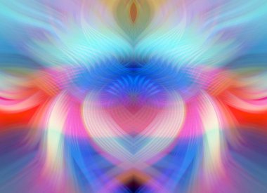 Simetrik Gradyan Şablonları, Kalın Dijital Tasarım, Neon Renkleri ve Yaratıcı Arkaplan, Duvar Kağıdı ve Dekoratif Dokular İçin Fütürist Estetik Mükemmel