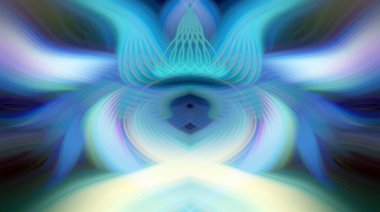 Simetrik Gradyan Şablonları, Kalın Dijital Tasarım, Neon Renkleri ve Yaratıcı Arkaplan, Duvar Kağıdı ve Dekoratif Dokular İçin Fütürist Estetik Mükemmel