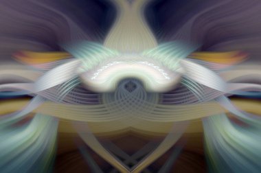 Simetrik Gradyan Şablonları, Kalın Dijital Tasarım, Neon Renkleri ve Yaratıcı Arkaplan, Duvar Kağıdı ve Dekoratif Dokular İçin Fütürist Estetik Mükemmel