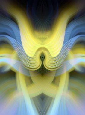 Simetrik Gradyan Şablonları, Kalın Dijital Tasarım, Neon Renkleri ve Yaratıcı Arkaplan, Duvar Kağıdı ve Dekoratif Dokular İçin Fütürist Estetik Mükemmel