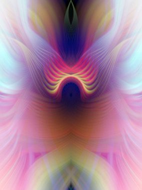 Simetrik Gradyan Şablonları, Kalın Dijital Tasarım, Neon Renkleri ve Yaratıcı Arkaplan, Duvar Kağıdı ve Dekoratif Dokular İçin Fütürist Estetik Mükemmel