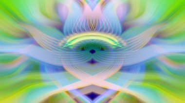 Simetrik Gradyan Şablonları, Kalın Dijital Tasarım, Neon Renkleri ve Yaratıcı Arkaplan, Duvar Kağıdı ve Dekoratif Dokular İçin Fütürist Estetik Mükemmel