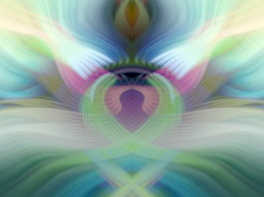 Simetrik Gradyan Şablonları, Kalın Dijital Tasarım, Neon Renkleri ve Yaratıcı Arkaplan, Duvar Kağıdı ve Dekoratif Dokular İçin Fütürist Estetik Mükemmel