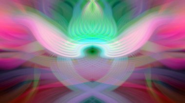 Simetrik Gradyan Şablonları, Kalın Dijital Tasarım, Neon Renkleri ve Yaratıcı Arkaplan, Duvar Kağıdı ve Dekoratif Dokular İçin Fütürist Estetik Mükemmel