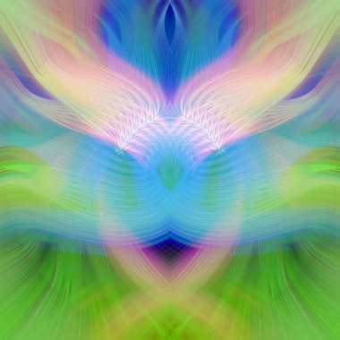 Simetrik Gradyan Şablonları, Kalın Dijital Tasarım, Neon Renkleri ve Yaratıcı Arkaplan, Duvar Kağıdı ve Dekoratif Dokular İçin Fütürist Estetik Mükemmel