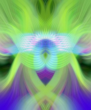 Simetrik Gradyan Şablonları, Kalın Dijital Tasarım, Neon Renkleri ve Yaratıcı Arkaplan, Duvar Kağıdı ve Dekoratif Dokular İçin Fütürist Estetik Mükemmel