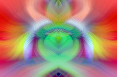 Simetrik Gradyan Şablonları, Kalın Dijital Tasarım, Neon Renkleri ve Yaratıcı Arkaplan, Duvar Kağıdı ve Dekoratif Dokular İçin Fütürist Estetik Mükemmel