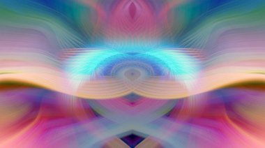 Simetrik Gradyan Şablonları, Kalın Dijital Tasarım, Neon Renkleri ve Yaratıcı Arkaplan, Duvar Kağıdı ve Dekoratif Dokular İçin Fütürist Estetik Mükemmel