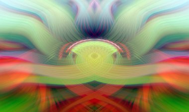 Simetrik Gradyan Şablonları, Kalın Dijital Tasarım, Neon Renkleri ve Yaratıcı Arkaplan, Duvar Kağıdı ve Dekoratif Dokular İçin Fütürist Estetik Mükemmel