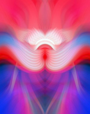 Simetrik Gradyan Şablonları, Kalın Dijital Tasarım, Neon Renkleri ve Yaratıcı Arkaplan, Duvar Kağıdı ve Dekoratif Dokular İçin Fütürist Estetik Mükemmel