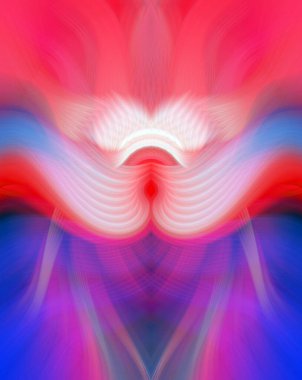 Vibrant Abstract Modern Artwork with Symmetrical Gradient Patterns, Bold Digital Design, Neon Colors, and Futuristic Aesthetic Perfect for Creative Backgrounds, Wallpapers, and Decorative Textures clipart