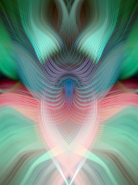 Simetrik Gradyan Şablonları, Kalın Dijital Tasarım, Neon Renkleri ve Yaratıcı Arkaplan, Duvar Kağıdı ve Dekoratif Dokular İçin Fütürist Estetik Mükemmel