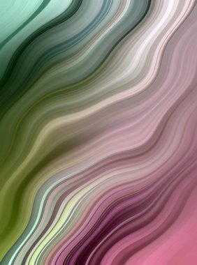 Kırmızı, Yeşil, Mavi, Turkuaz ve Turkuaz Modern Sanatsal Arkaplan Tasarımı Dalgaları ile Canlı Soyut Boyama