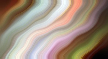 Kırmızı, Yeşil, Mavi, Turkuaz ve Turkuaz Modern Sanatsal Arkaplan Tasarımı Dalgaları ile Canlı Soyut Boyama