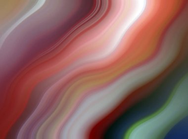 Kırmızı, Yeşil, Mavi, Turkuaz ve Turkuaz Modern Sanatsal Arkaplan Tasarımı Dalgaları ile Canlı Soyut Boyama